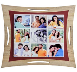 Wooden Plaque With Tile, Redmoments